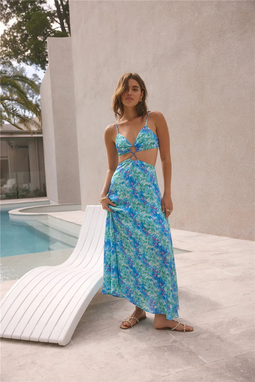Serena Maxi Dress Blue