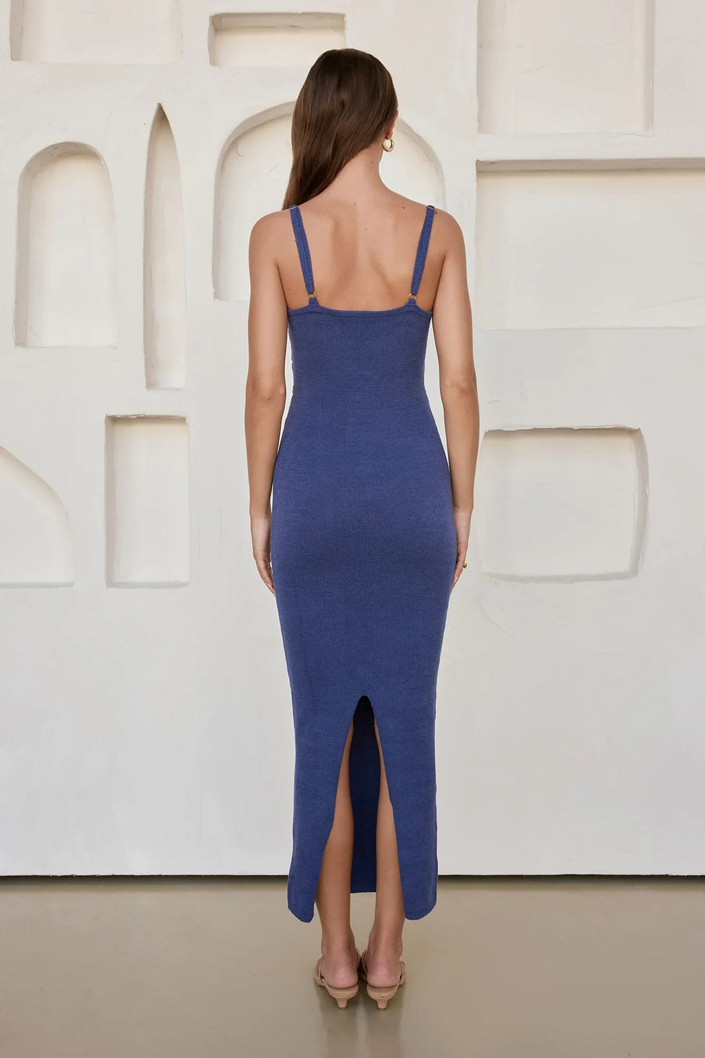 Normani Midi Dress Steel