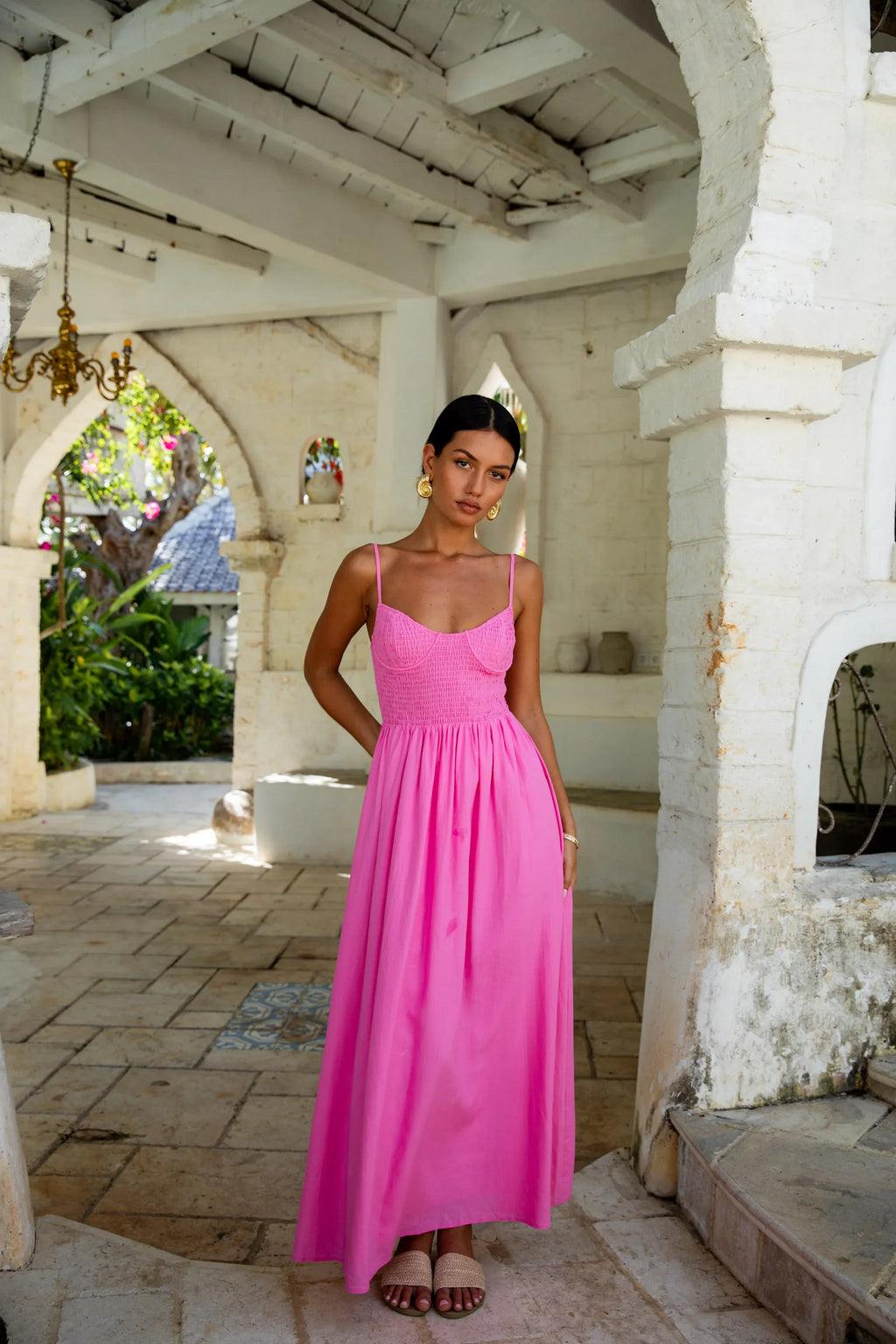 Blushing Lovers Maxi Dress Pink