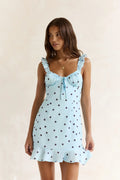 Holding Me Close Mini Dress Blue