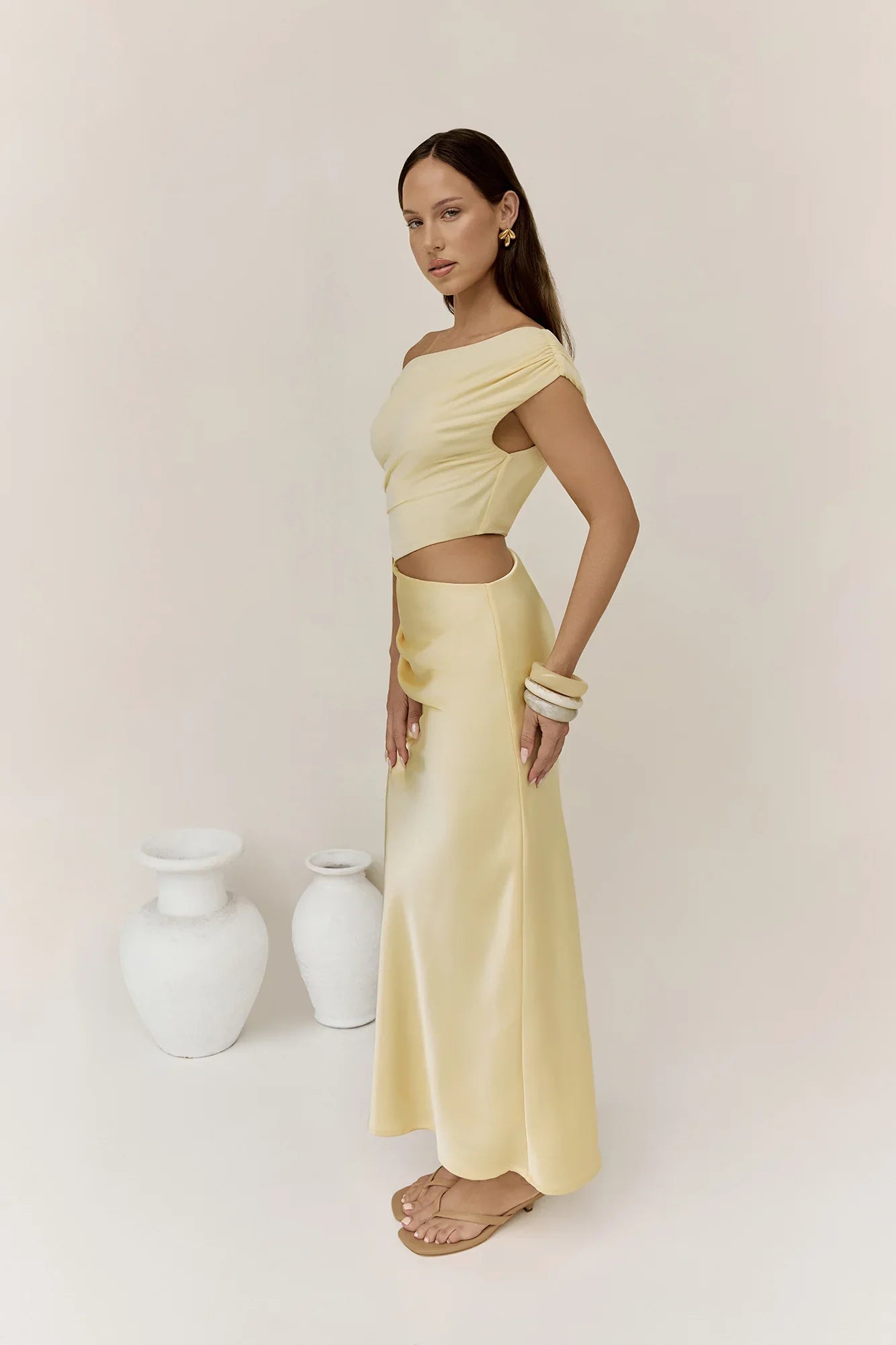 Carmellia Maxi Dress Yellow