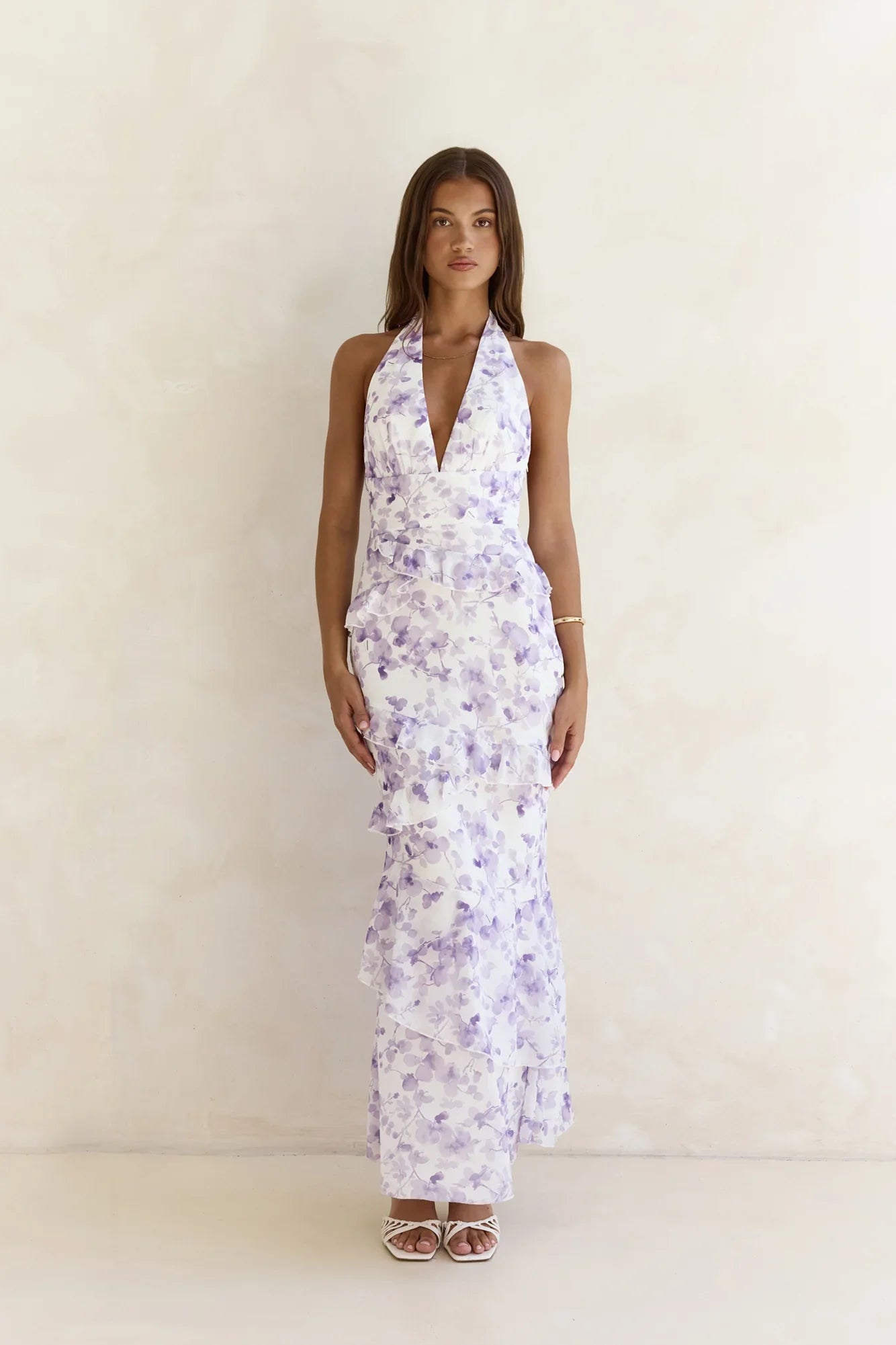 Need For Love Halter Maxi Dress Purple