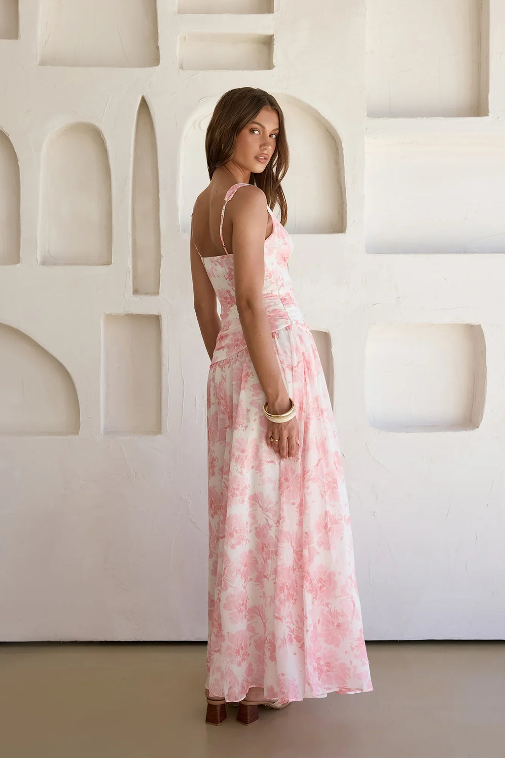 In Your Heart Maxi Dress Pink