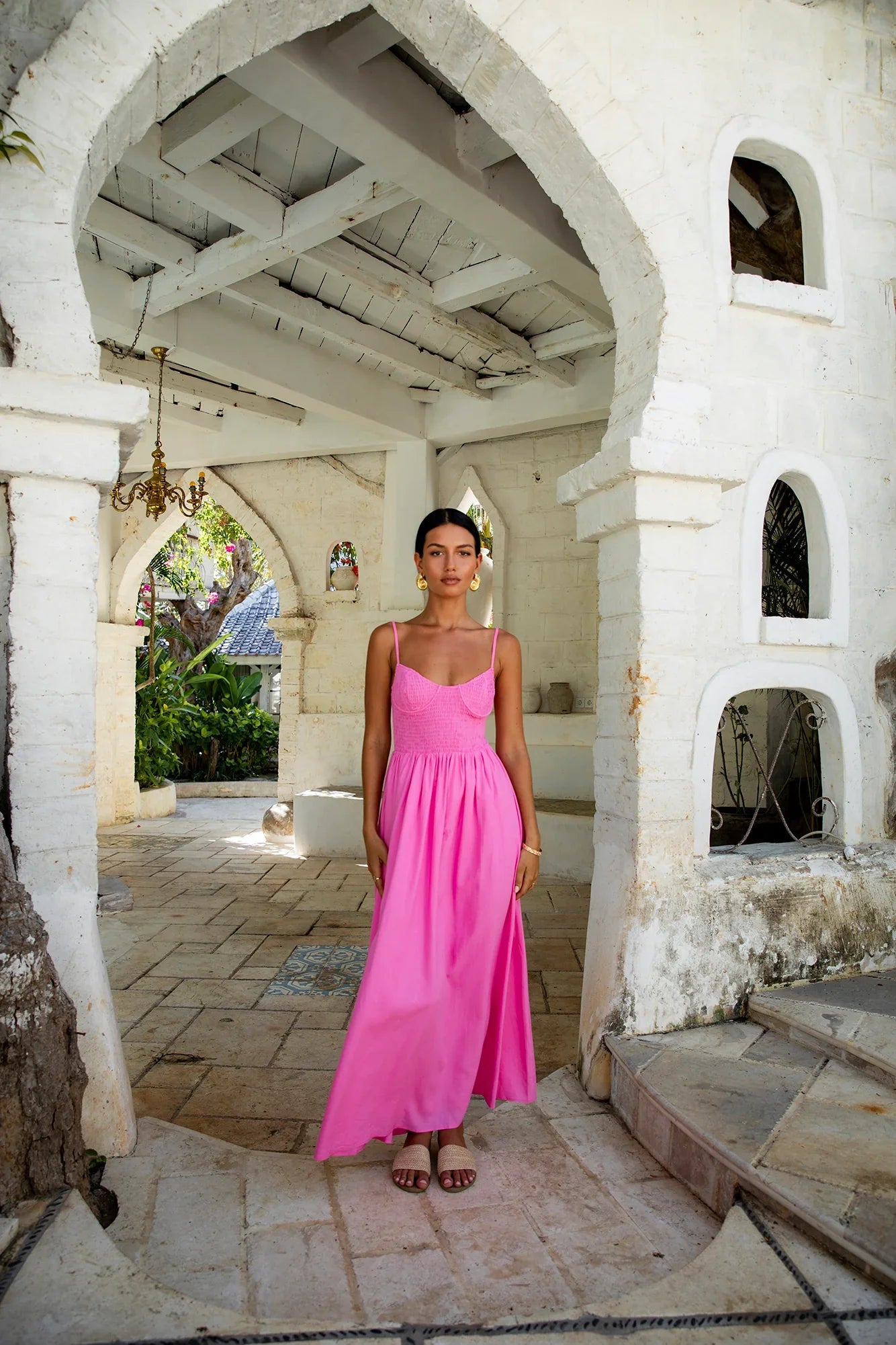 Blushing Lovers Maxi Dress Pink