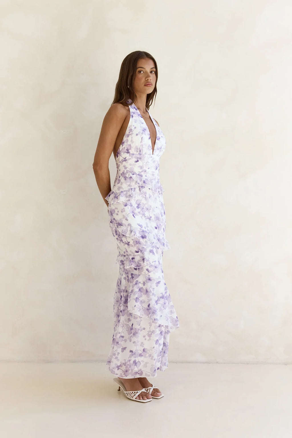 Need For Love Halter Maxi Dress Purple