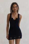 Soft Girl Agenda Mini Dress Black
