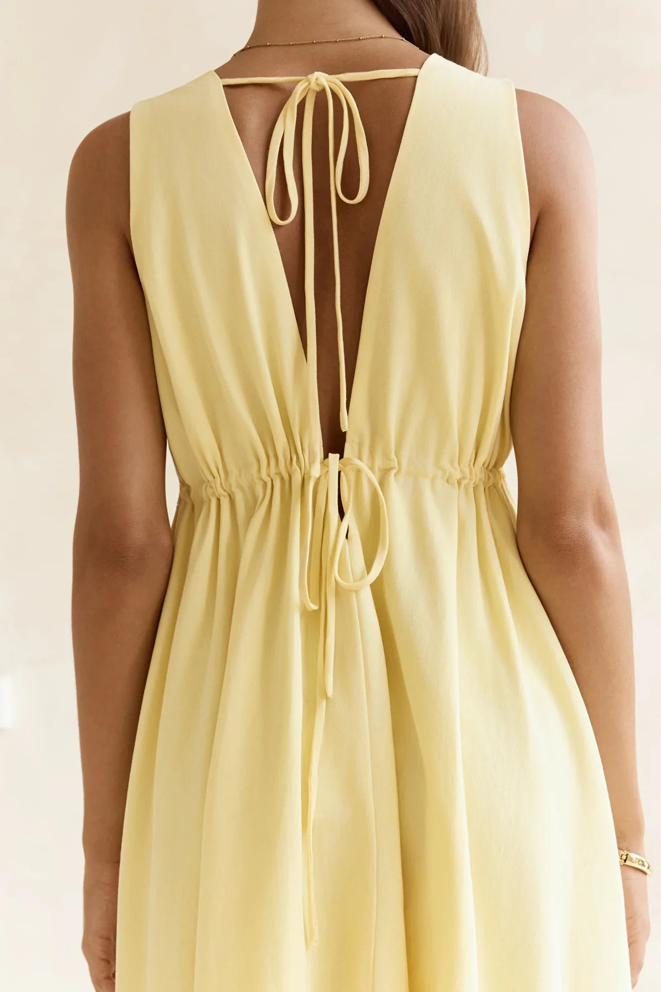 Spritz Of The Sun Mini Dress Yellow