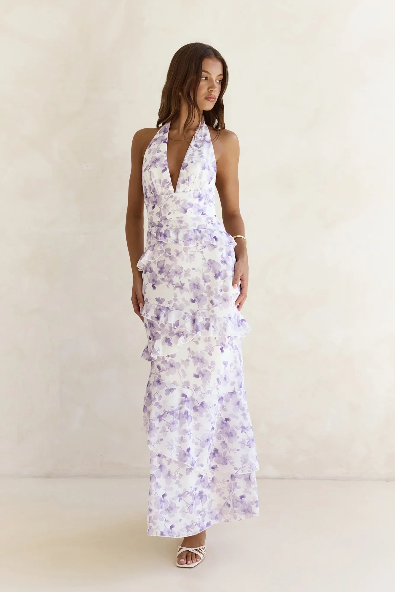 Need For Love Halter Maxi Dress Purple