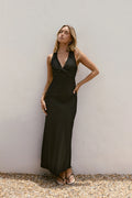 Dancing Till Dark Maxi Dress Black