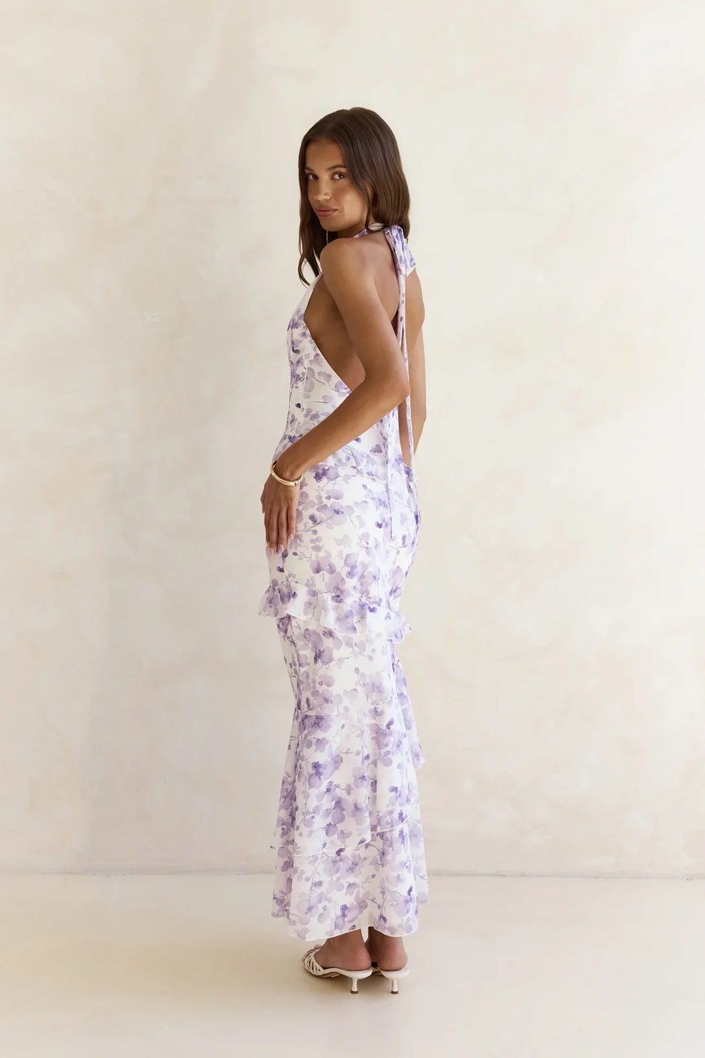 Need For Love Halter Maxi Dress Purple