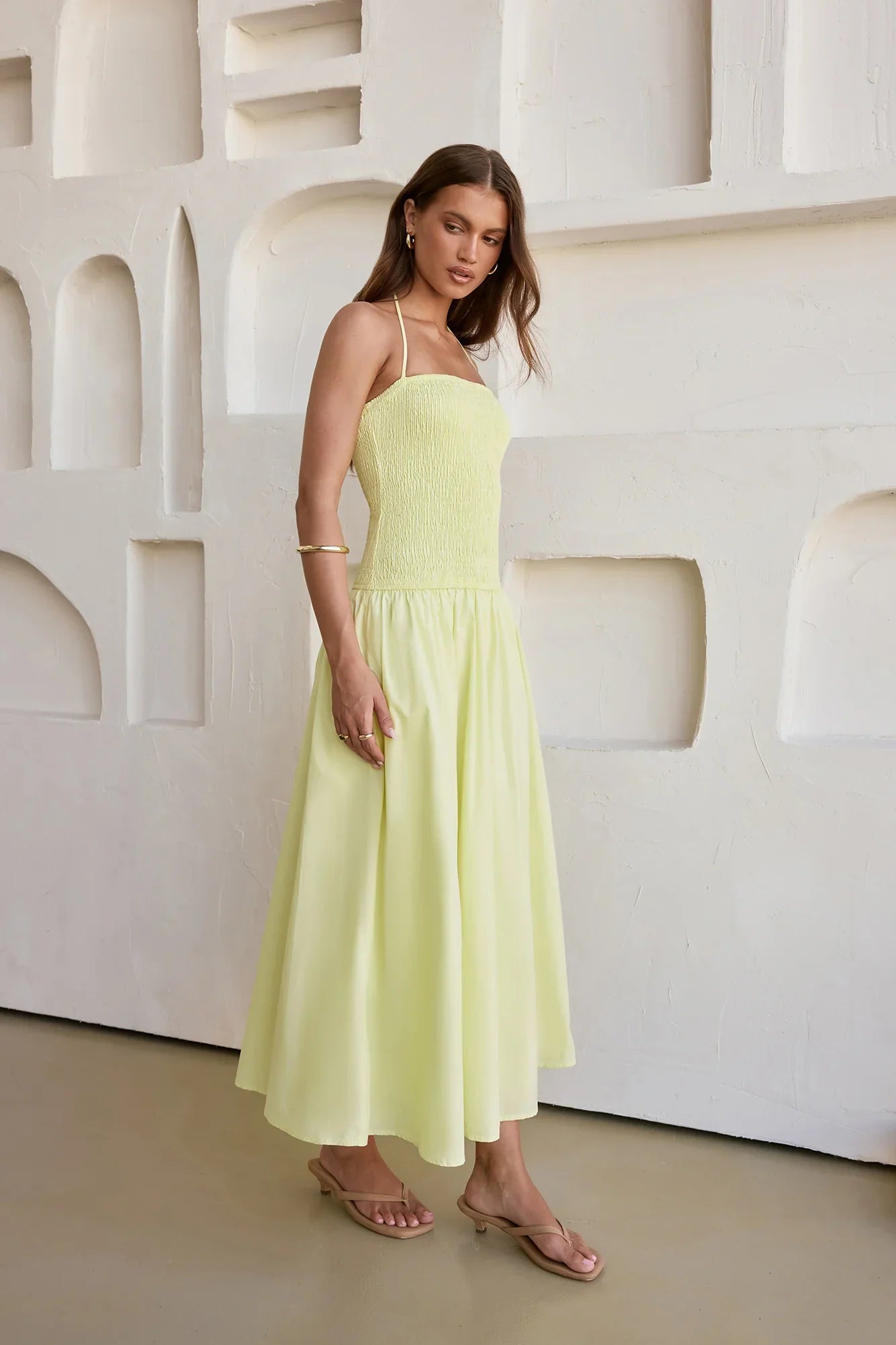 Blessed Destiny Maxi Dress Yellow