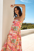 Spellcaster Strapless Maxi Dress Multi