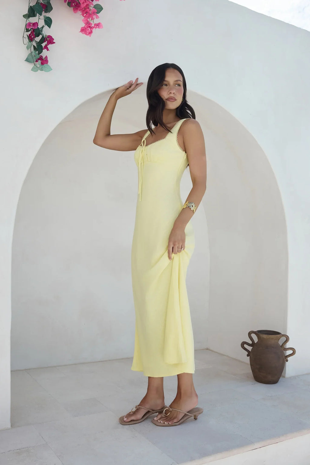 Lemon Squeeze Maxi Dress Yellow
