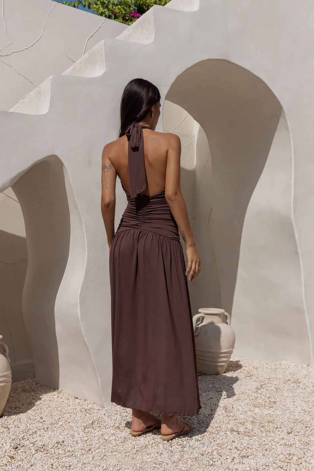Horizon Babe Maxi Dress Brown