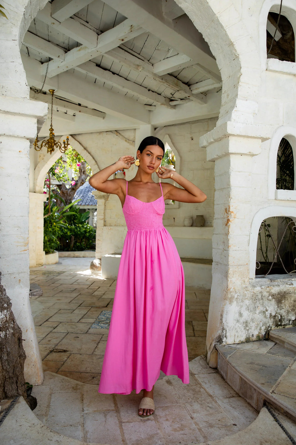 Blushing Lovers Maxi Dress Pink