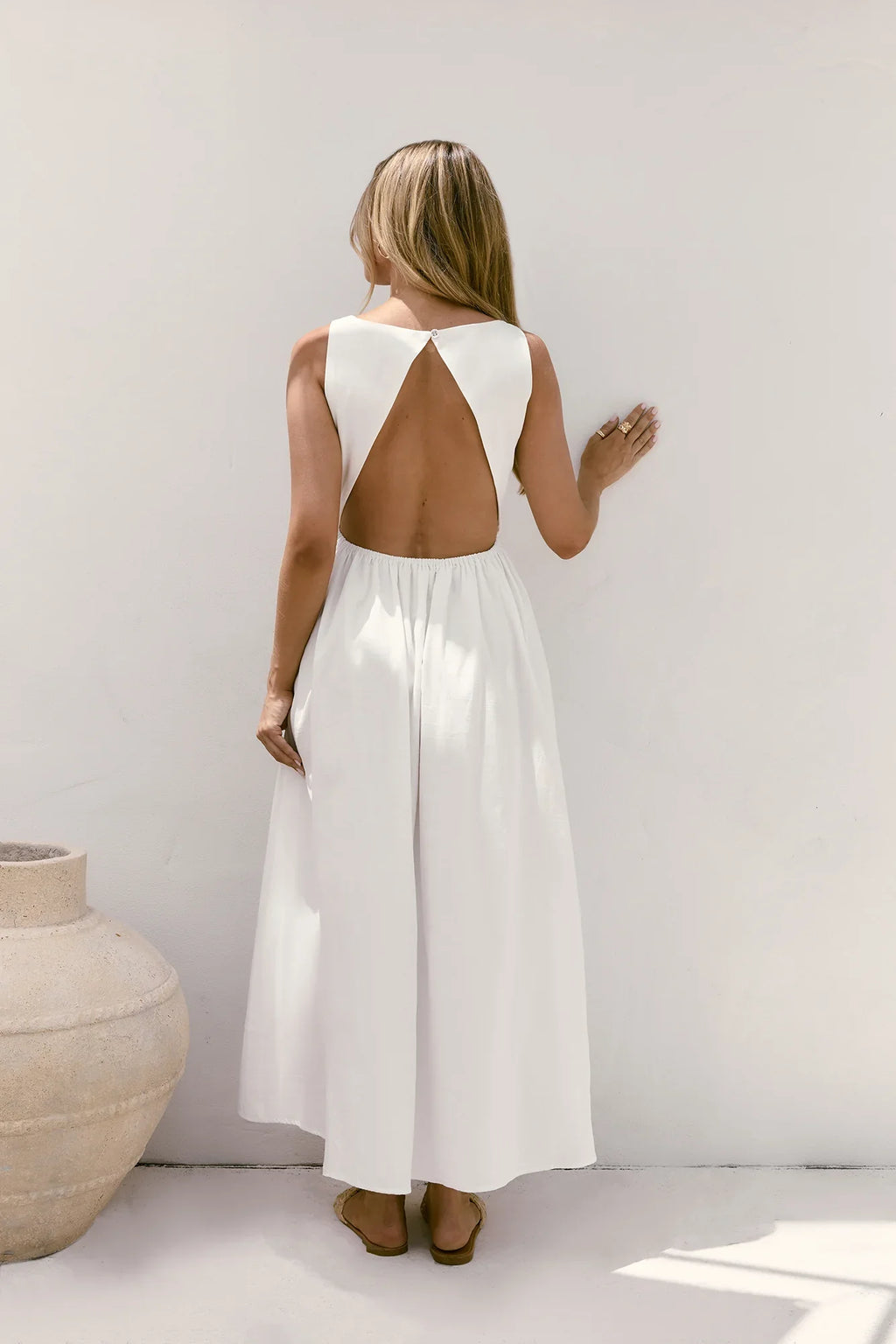 Chasing Daylight Maxi Dress White