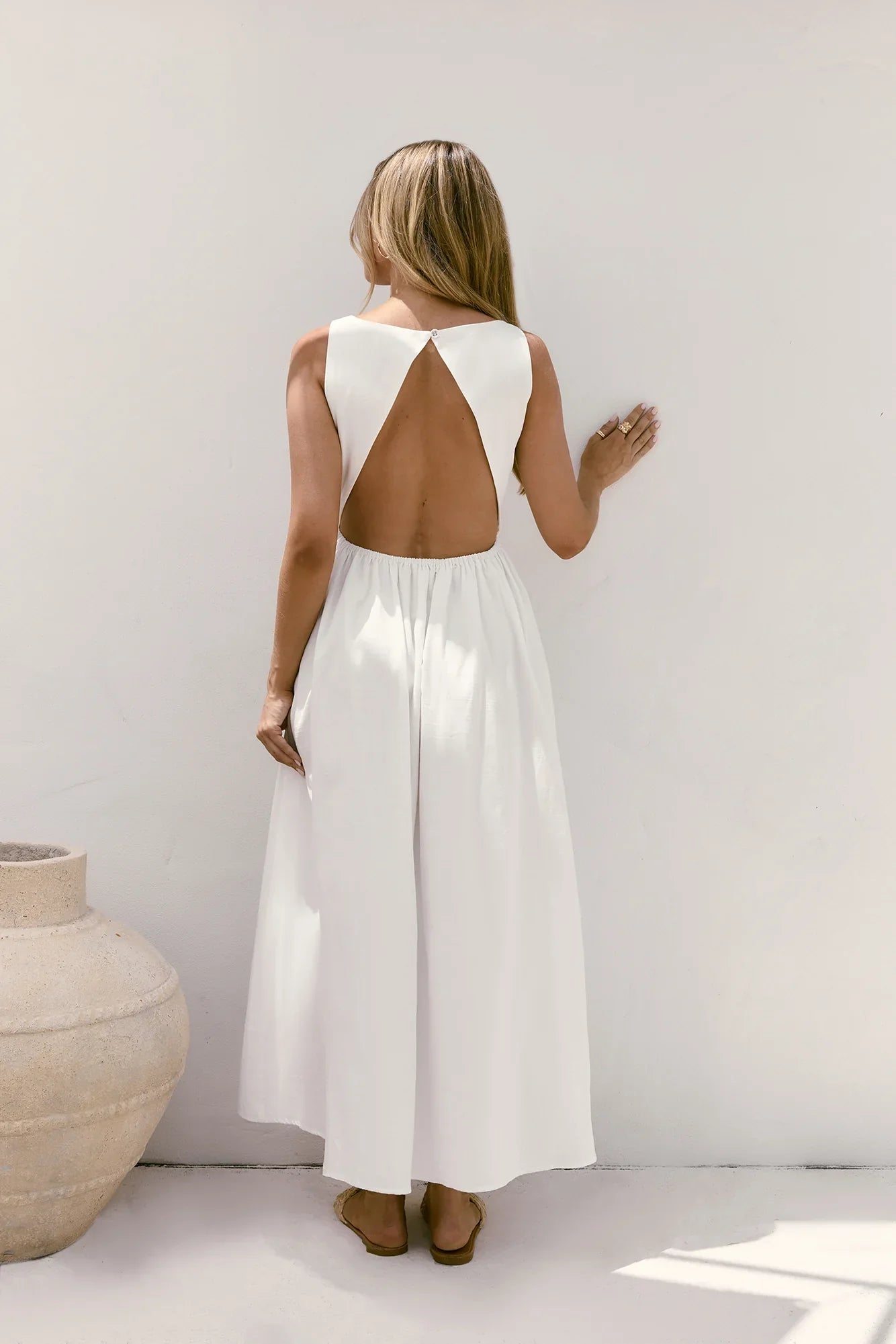 Chasing Daylight Maxi Dress White