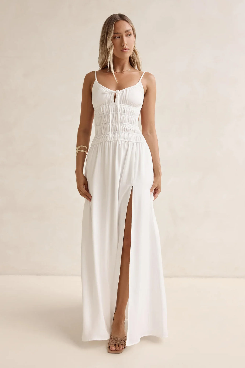 Sunbeam Days Maxi Dress White