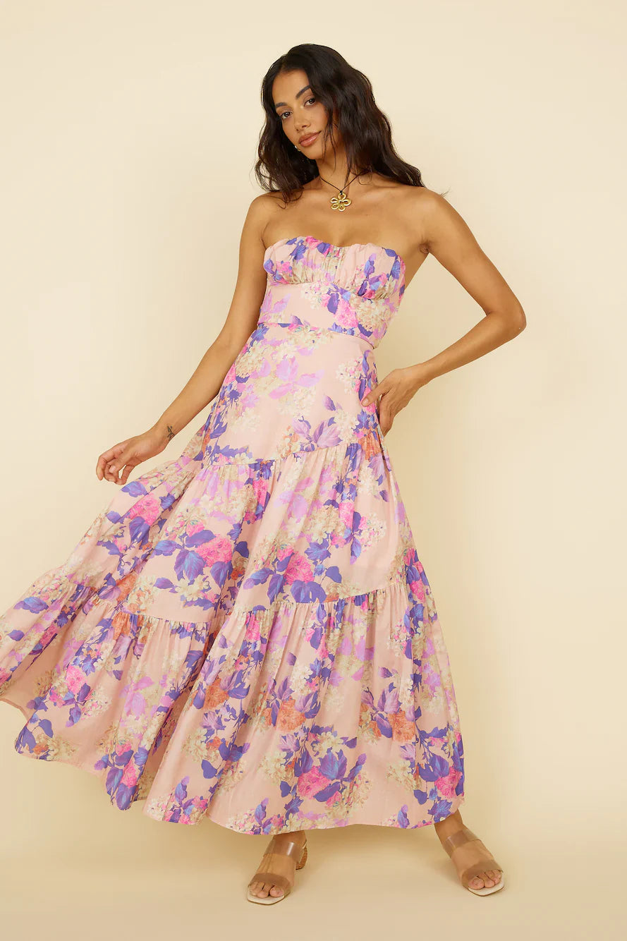 Hear Me Now Maxi Dress Pink