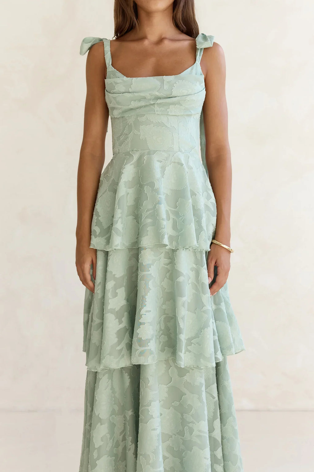 Meadow Of Dreams Maxi Dress Sage
