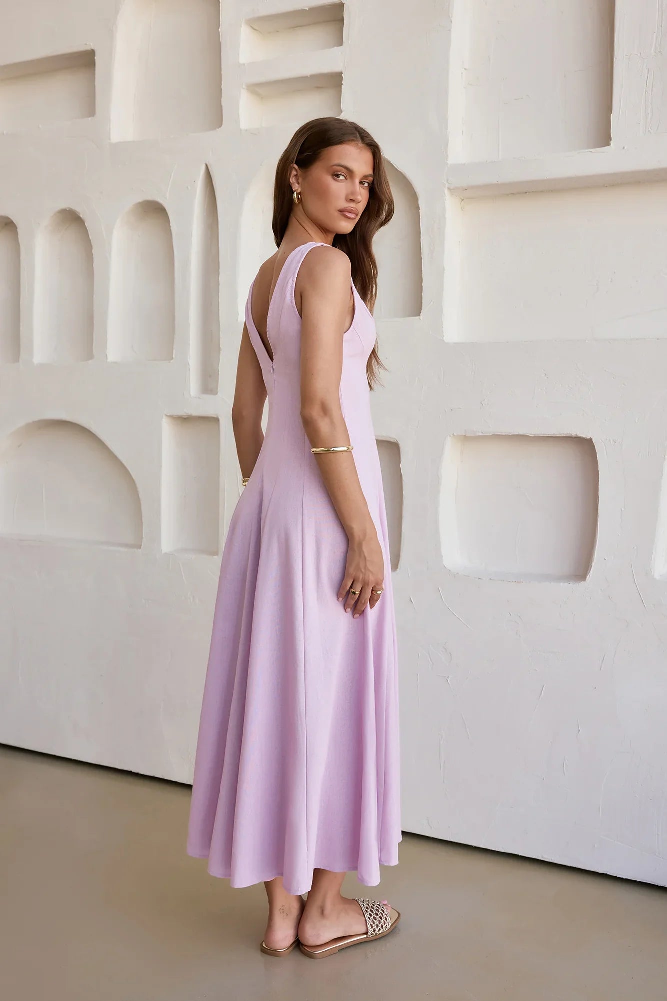 Open Meadows Maxi Dress Lilac