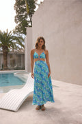 Serena Maxi Dress Blue