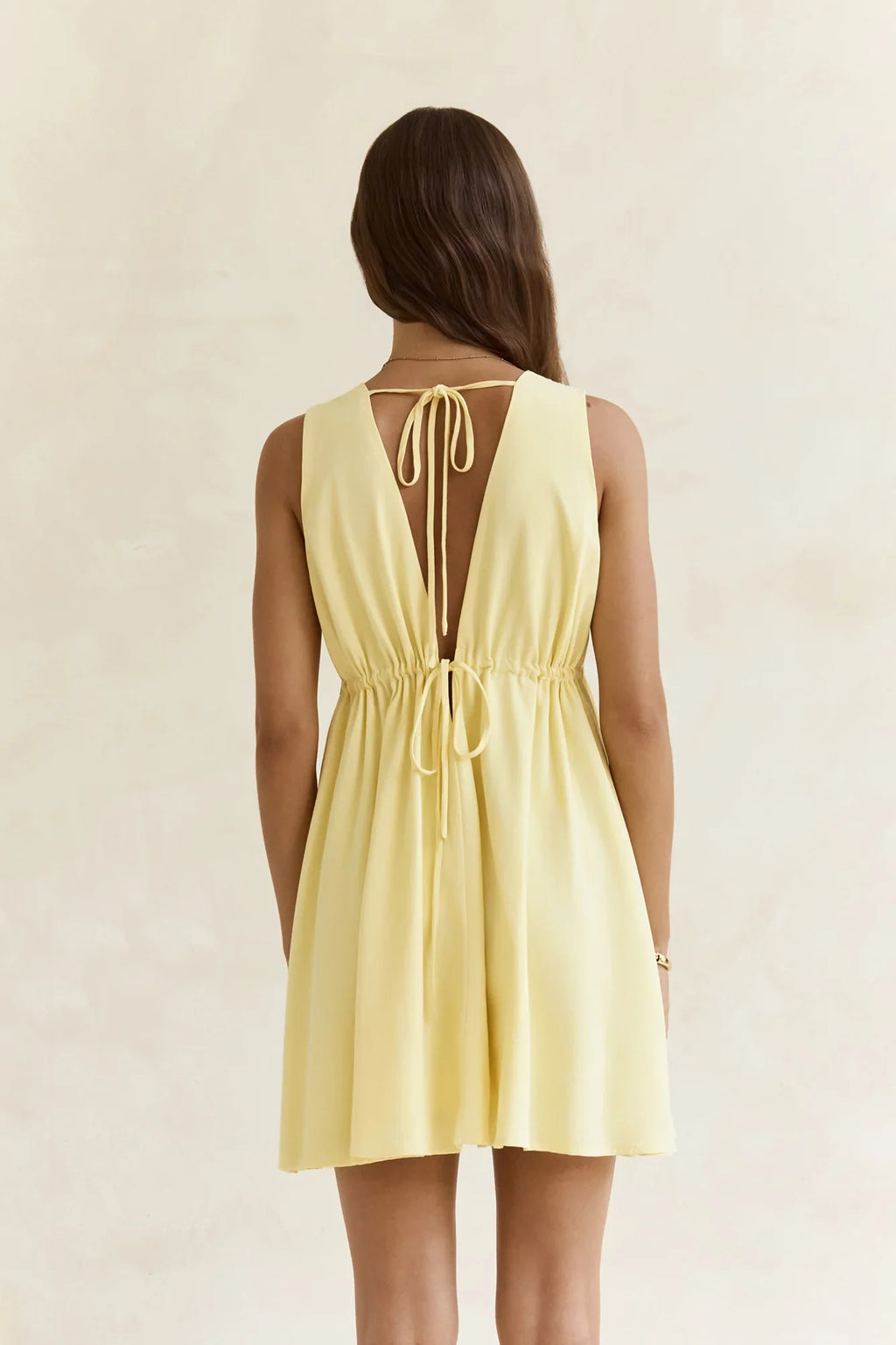 Spritz Of The Sun Mini Dress Yellow