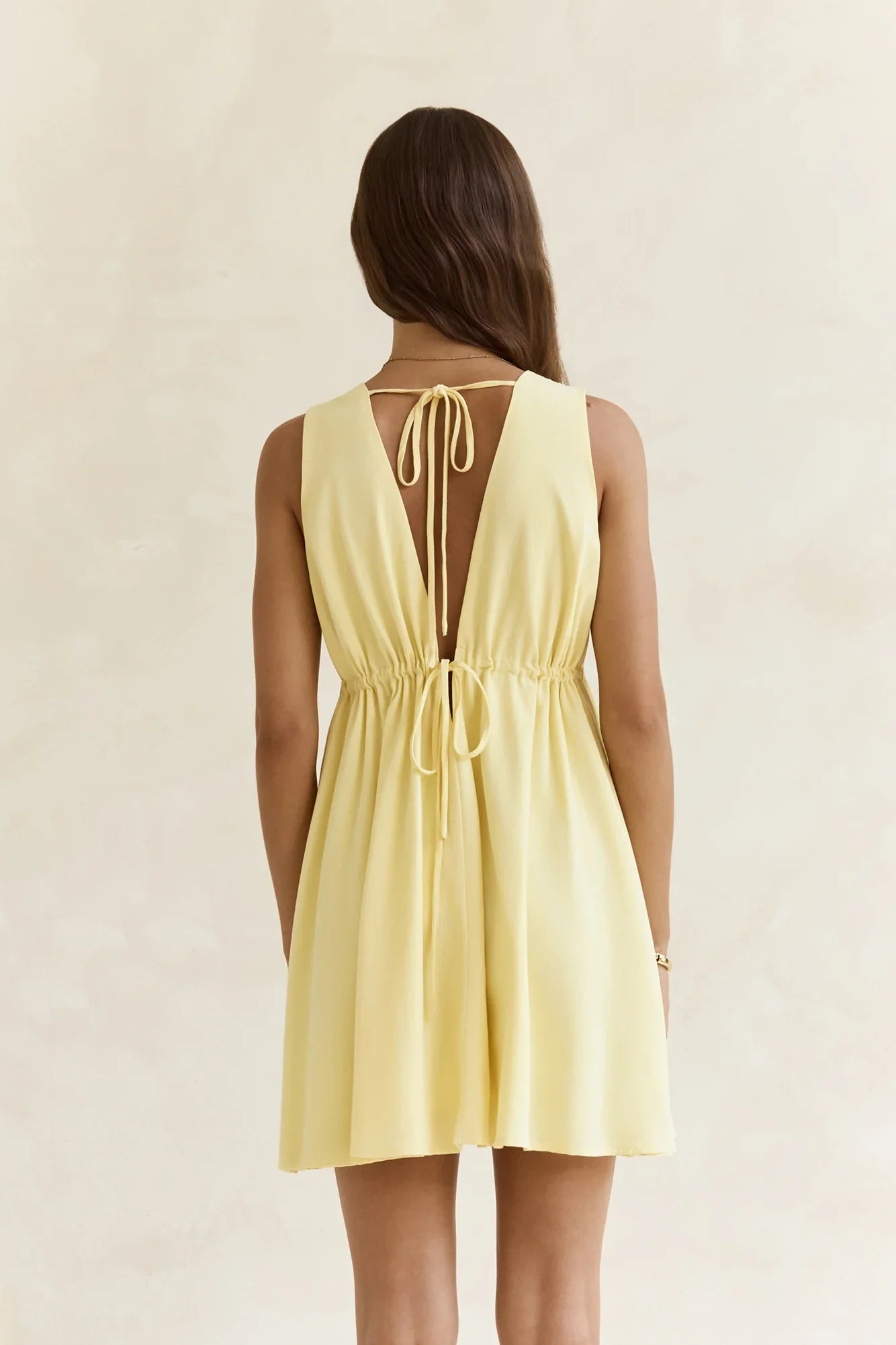 Spritz Of The Sun Mini Dress Yellow